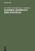 Cover: Kleines Lehrbuch der Statistik - De Gruyter