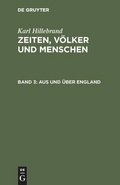 Cover: Aus und &uuml;ber England - De Gruyter