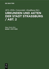 Abbildung von: 1517-1530 - De Gruyter