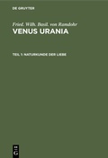 Cover: Naturkunde der Liebe - De Gruyter