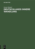 Cover: Deutschlands innere Wandlung - De Gruyter