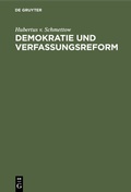 Bild: Demokratie und Verfassungsreform - De Gruyter