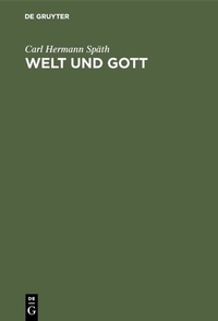 Abbildung von: Welt und Gott - De Gruyter