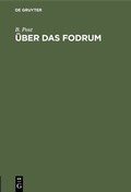Cover: &Uuml;ber das Fodrum - De Gruyter