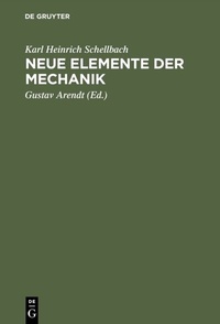 Abbildung von: Neue Elemente der Mechanik - De Gruyter