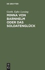 Cover: Minna von Barnhelm oder das Soldatenglück - De Gruyter