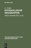 Cover: Physikalische Geographie - De Gruyter