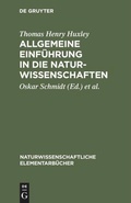 Cover: Allgemeine Einf&uuml;hrung in die Naturwissenschaften - De Gruyter