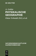 Cover: Physikalische Geographie - De Gruyter