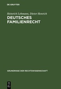 Cover: Deutsches Familienrecht - De Gruyter