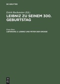 Cover: Leibniz und Peter der Grosse - De Gruyter