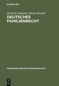 Cover: Deutsches Familienrecht - De Gruyter