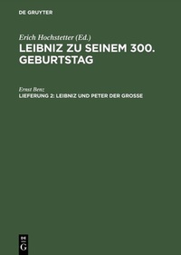 Abbildung von: Leibniz und Peter der Grosse - De Gruyter