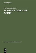 Cover: Platos Logik des Seins - De Gruyter