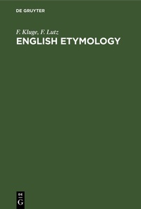 Abbildung von: English etymology - De Gruyter Mouton