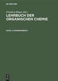 Cover: Sondergebiete - De Gruyter
