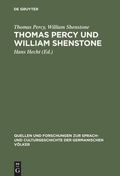 Cover: Thomas Percy und William Shenstone - De Gruyter