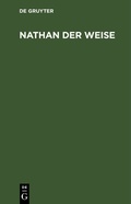 Cover: Nathan der Weise - De Gruyter