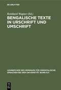 Cover: Bengalische Texte in Urschrift und Umschrift - De Gruyter Mouton