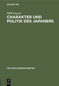 Bild: Charakter und Politik des Japaners - De Gruyter
