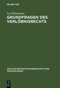 Cover: Grundfragen des Verl&ouml;bnisrechts - De Gruyter
