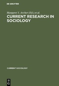 Cover: Current research in sociology - De Gruyter Mouton