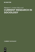 Cover: Current research in sociology - De Gruyter Mouton