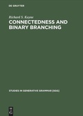 Cover: Connectedness and binary branching - De Gruyter Mouton