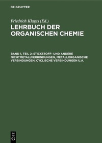 Abbildung von: Stickstoff- und andere Nichtmetallverbindungen, metallorganische Verbindungen, cyclische Verbindungen u.a. - De Gruyter