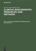 Cover: Clinical biochemistry. Principles and methods. Vol. 1 - De Gruyter