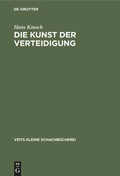 Cover: Die Kunst der Verteidigung - De Gruyter