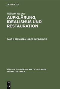 Abbildung von: Der Ausgang der Aufklärung - De Gruyter