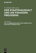 Cover: Landwirthschaftliche Verwaltung und Gest&uuml;tsverwaltung - De Gruyter