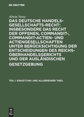 Cover: Einleitung und allgemeiner Theil - De Gruyter