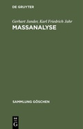 Cover: Ma&szlig;analyse - De Gruyter