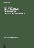 Cover: Kontrastive Grammatik Deutsch/Englisch - De Gruyter Mouton