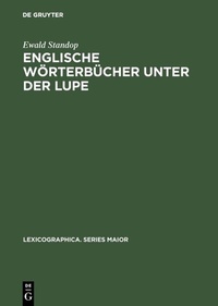 Abbildung von: Englische Wörterbücher unter der Lupe - De Gruyter