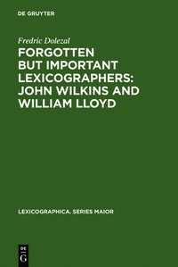 Abbildung von: Forgotten But Important Lexicographers: John Wilkins and William Lloyd - De Gruyter