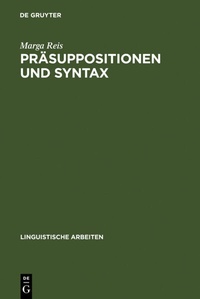 Enlarge image Cover: Präsuppositionen und Syntax - De Gruyter