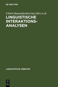 Cover: Linguistische Interaktionsanalysen - De Gruyter