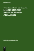 Cover: Linguistische Interaktionsanalysen - De Gruyter