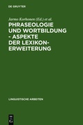 Cover: Phraseologie und Wortbildung - Aspekte der Lexikonerweiterung - De Gruyter