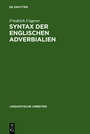 Cover: Syntax der englischen Adverbialien - De Gruyter