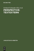 Cover: Perspektive: textextern - De Gruyter