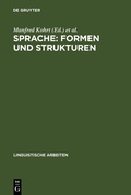 Cover: Sprache: Formen und Strukturen - De Gruyter