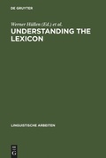 Cover: Understanding the lexicon - De Gruyter