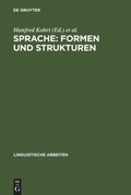 Cover: Sprache: Formen und Strukturen - De Gruyter