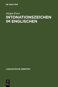 Cover: Intonationszeichen im Englischen - De Gruyter