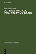 Cover: Cottage und Co., idea, start vs. begin - De Gruyter
