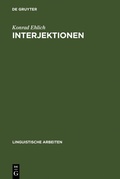 Cover: Interjektionen - De Gruyter